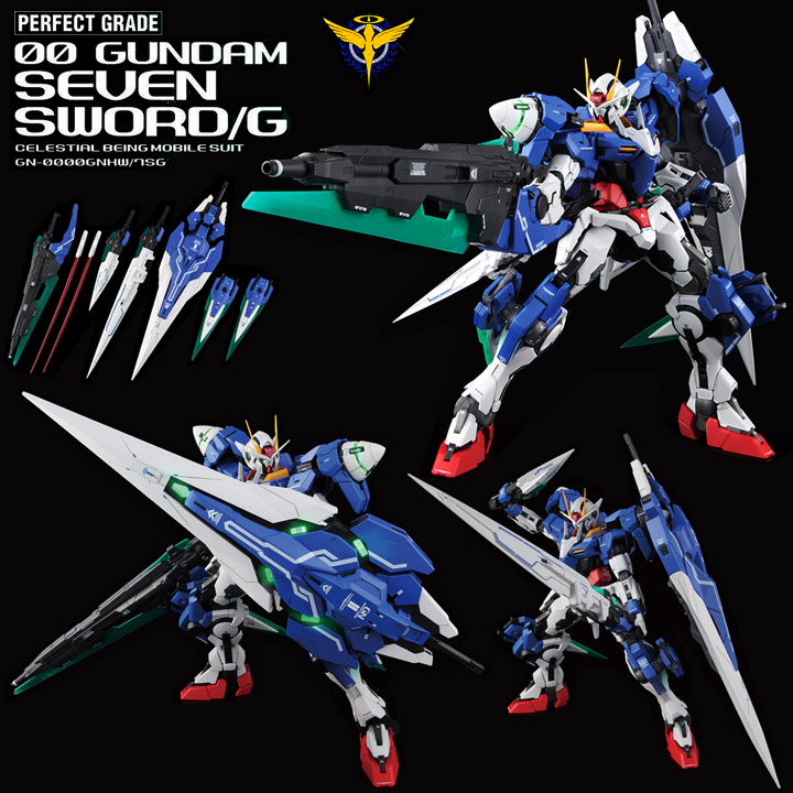 00 Gundam Seven Sword/G Celestial Being Mobile Suit Perfect Grade