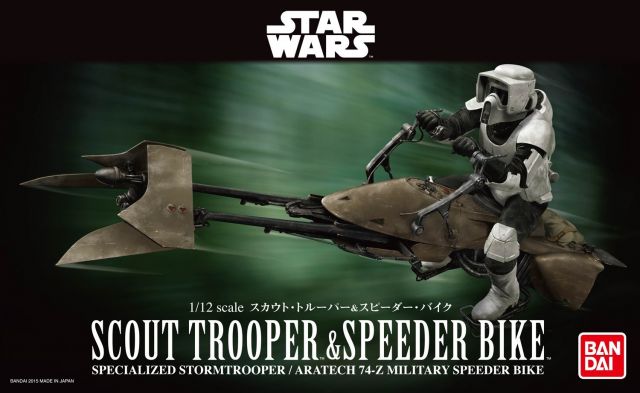 1/12 Scout Trooper and Speeder Bike