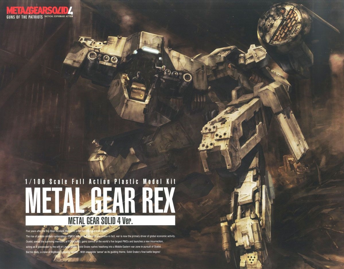 1/100 Metal Gear Rex Guns of the Patriots 4 Ver.