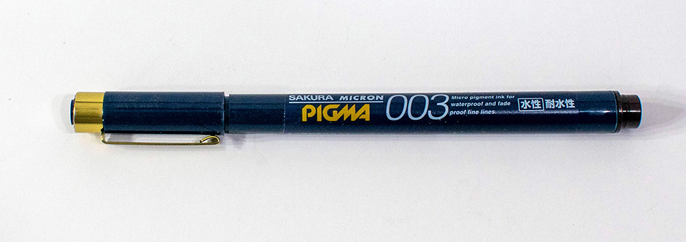 Sakura Micron Pigma 003 (Black)