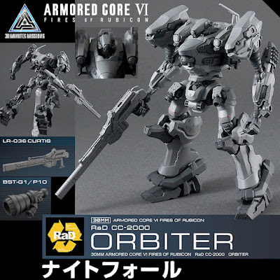 30MM Armored Core VI Fires of Rubicon RaD CC-2000 Orbiter
