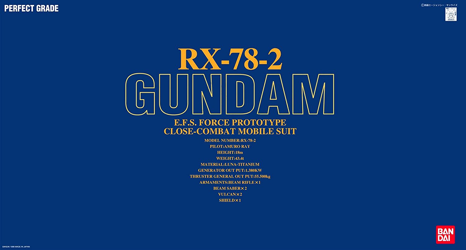 1/60 PG Gundam RX-78-2