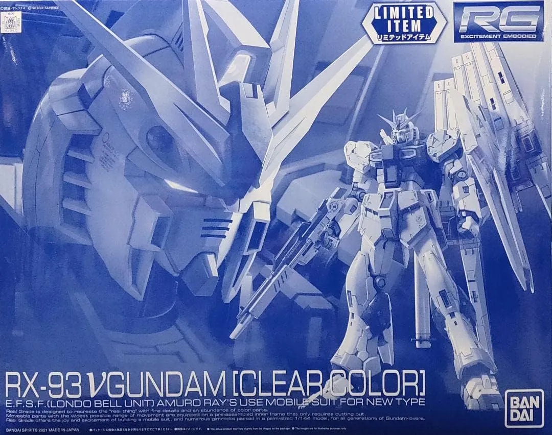 1/144 RG RX-93 Nu Gundam (Clear Ver.)