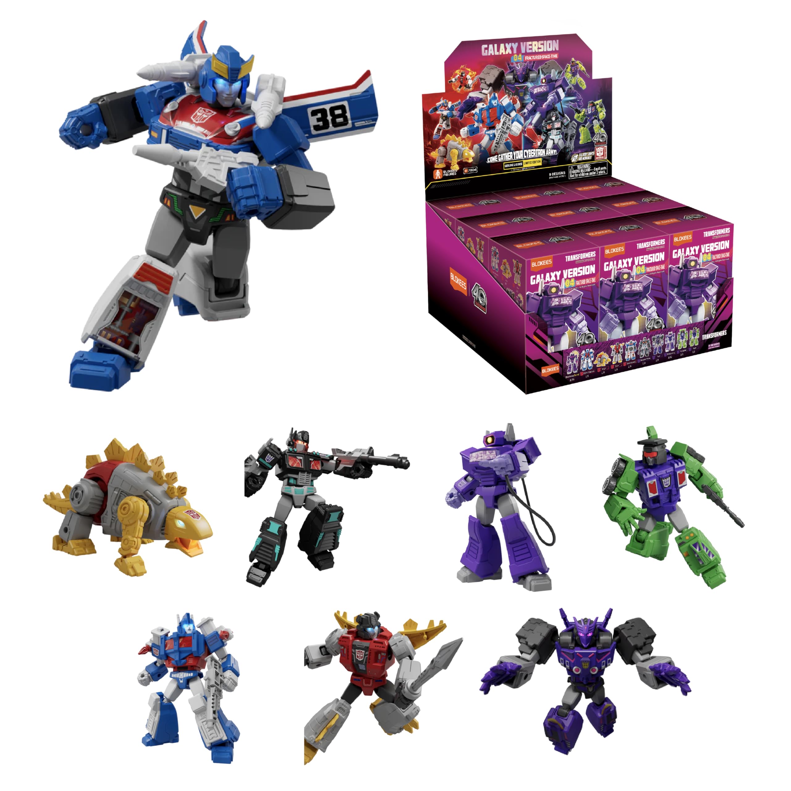 Blokees Transformers Figures Galaxy Version 04 Fractured Space-Time