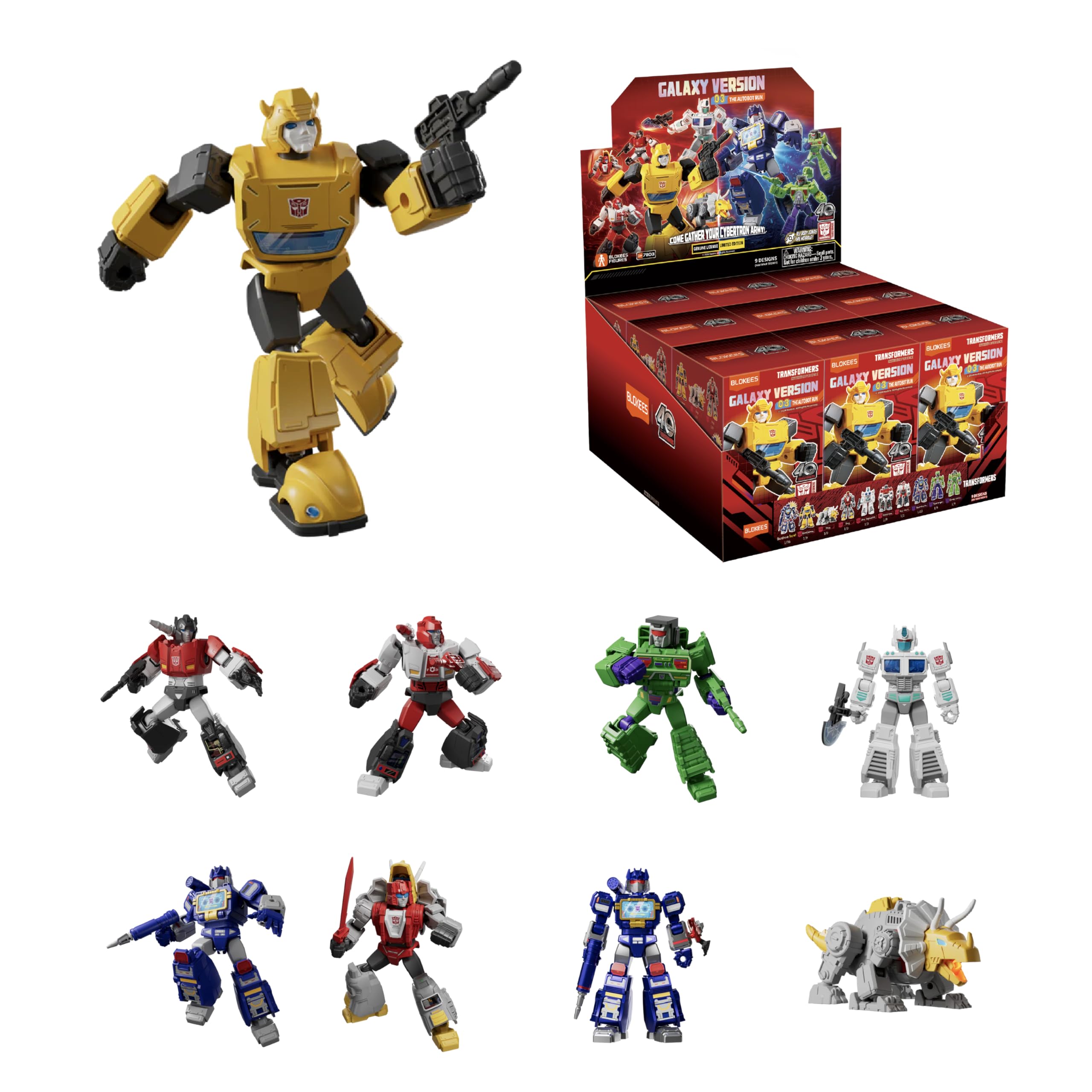 Blokees Transformers Figures Galaxy Version 03 The Autobot Run