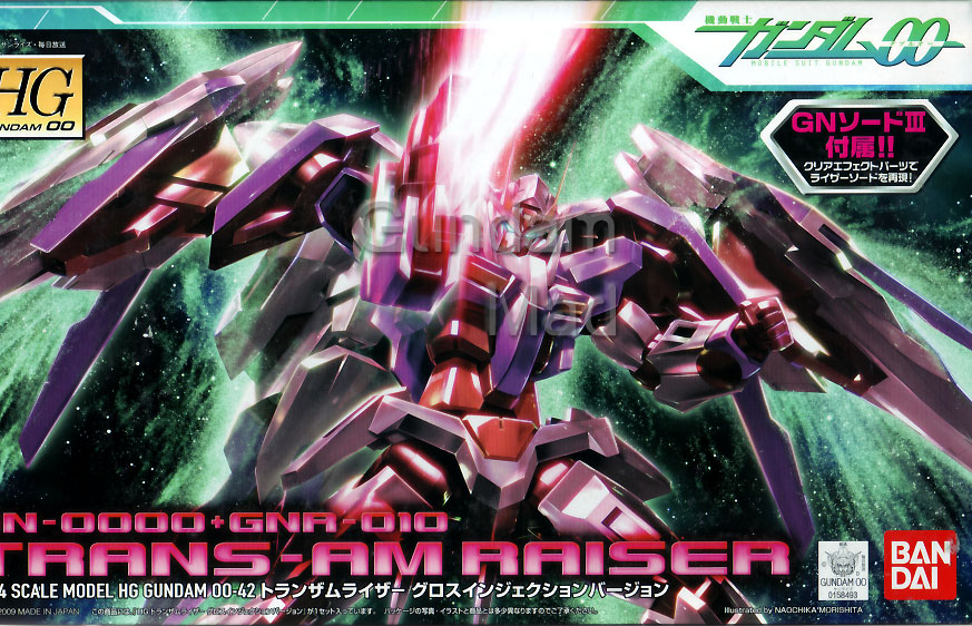 1/144 HG GN-0000+GN-010 Trans-Am Raiser