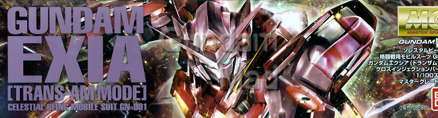 1/100 MG Gundam Exia Trans-Am Mode