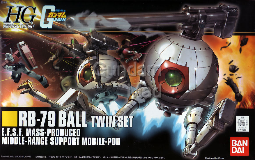 1/144 HGUC RB-79 Ball Twin Set