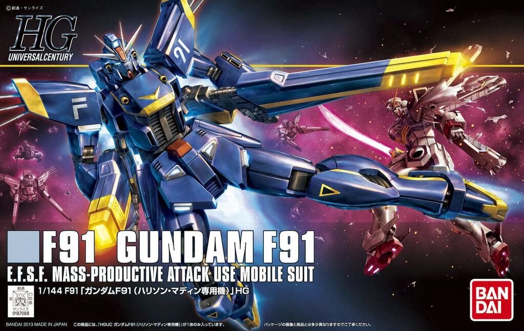 1/144 HGUC Gundam F91 (Harrison Maddin)