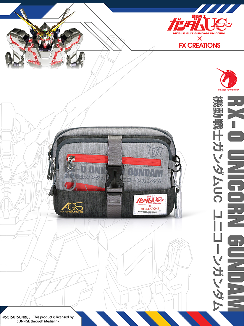RX-0 Unicorn Two-way bag (*attachable front bag)
