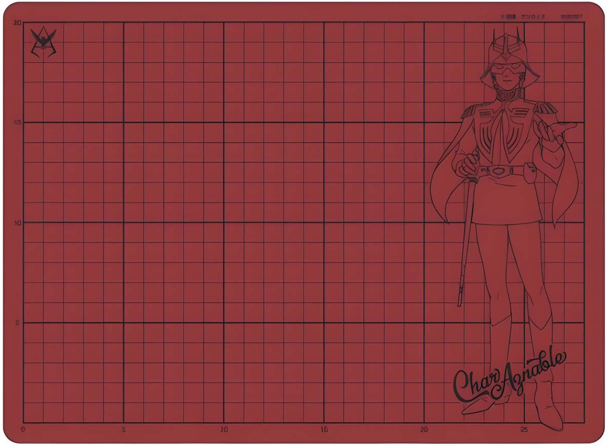 Gundam Stationery 12: Cutter Mat A4 Char Aznable