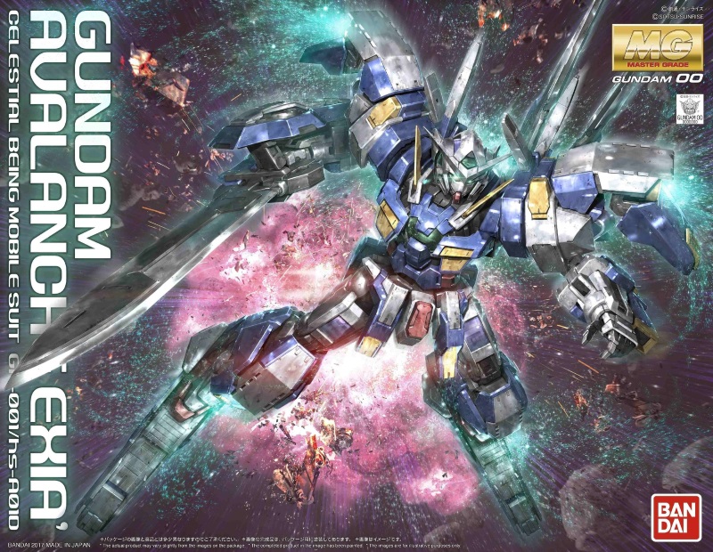 1/100 MG GN-001/hs-A01 Gundam Avalanche Exia