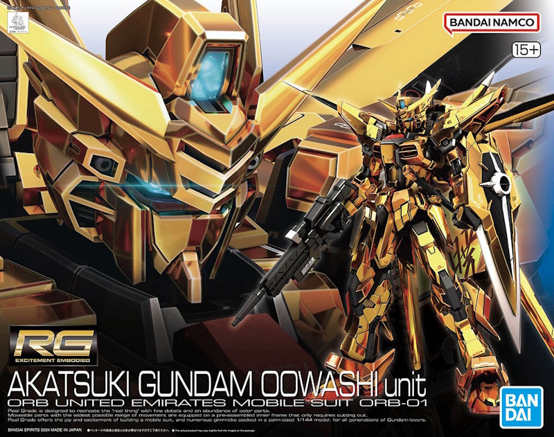 1/144 RG Akatsuki Gundam (Oowashi Pack)
