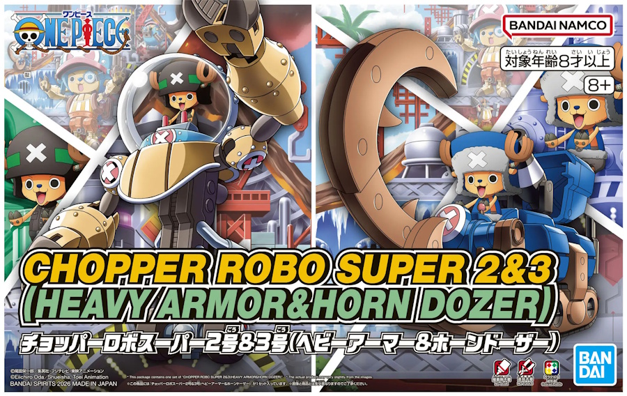 Chopper Robo Super 02 and 03 Heavy Armor & Horn Dozer