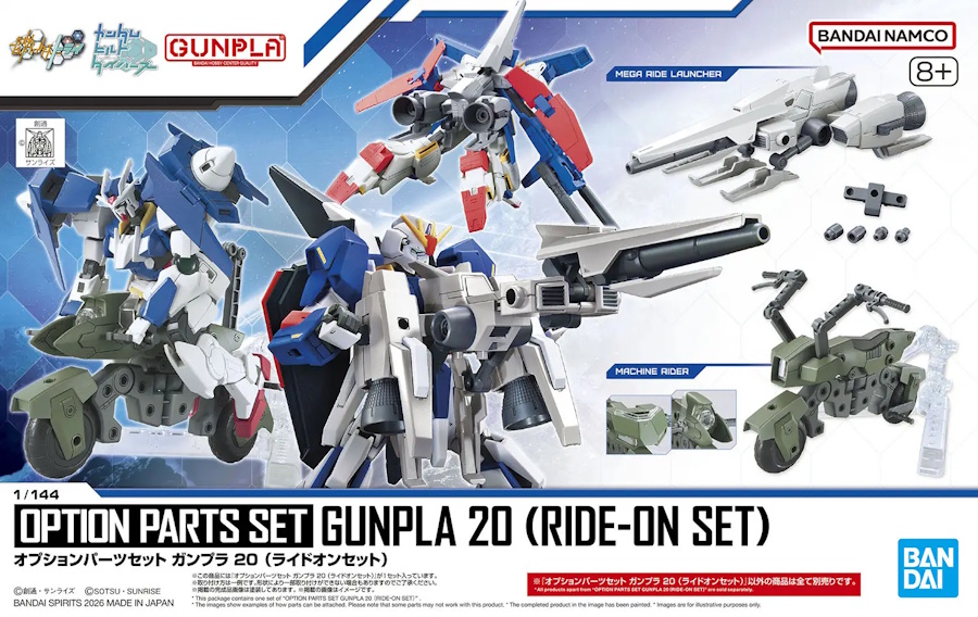 1/144 Gundam Option Parts Set Gunpla 20 (Ride-On Set)