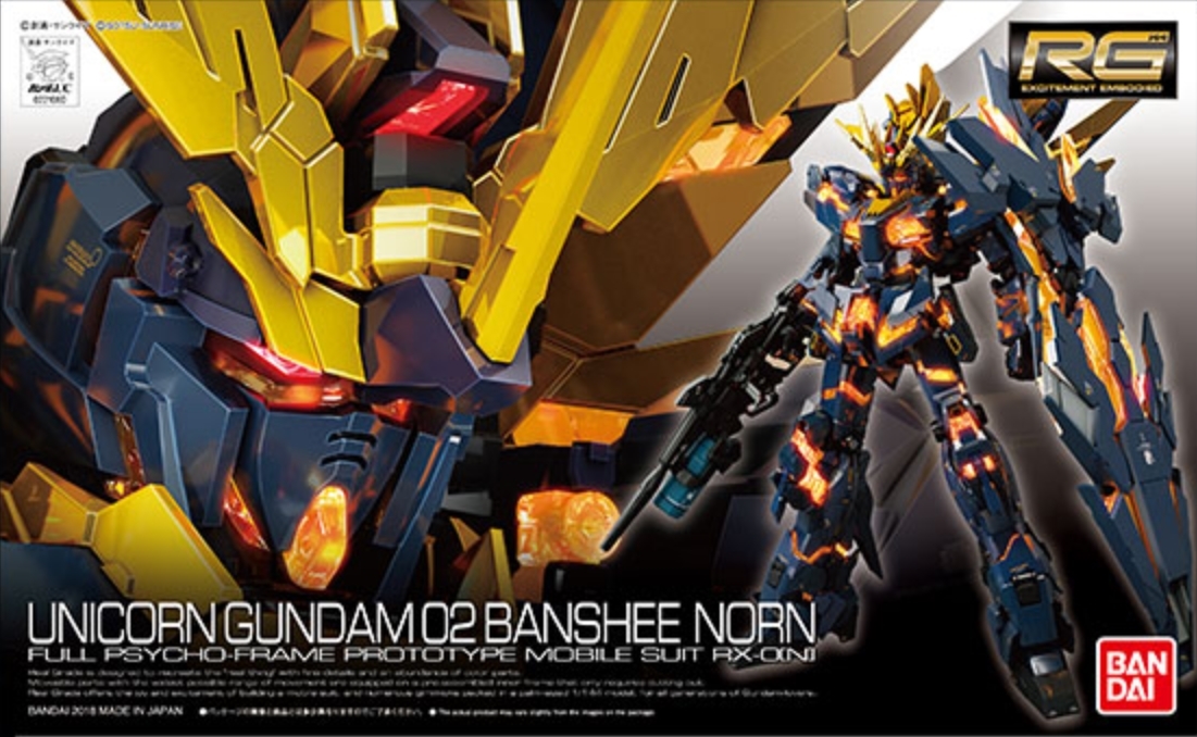 1/144 RG Unicorn Gundam 02 Banshee Norn    