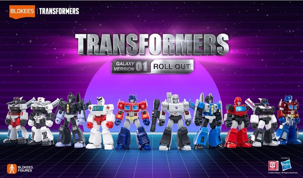 Blokees Transformers Figures Galaxy Version 01 Roll Out