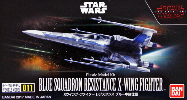 Star Wars Blue Squadron Resistance X-Wing Fighter Vehicle Model 011