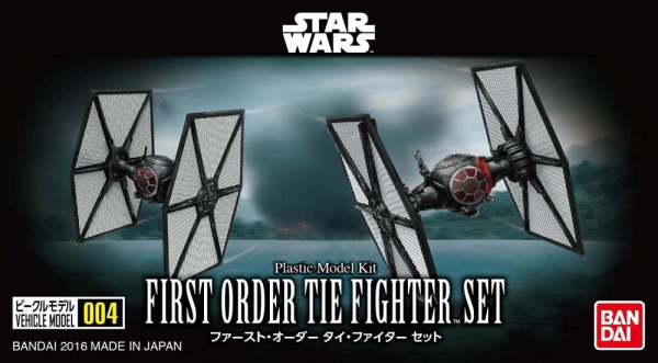 Star Wars First Order Tie Fighter Set Vehicle Model 004