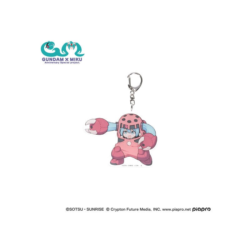 Gundam 45th Anniversary x Hatsune Miku x Z'Gok (Char's Custom) Acrylic Charm