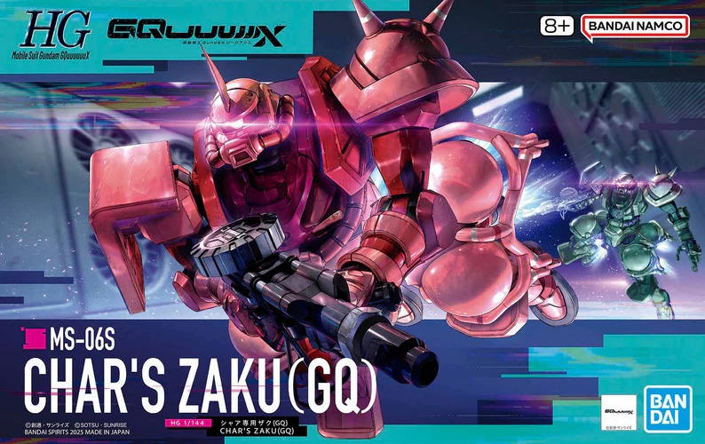 1/144 HG Char's Zaku (GQ) 