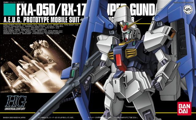 1/144 HGUC FXA-05D/RX178 Super Gundam