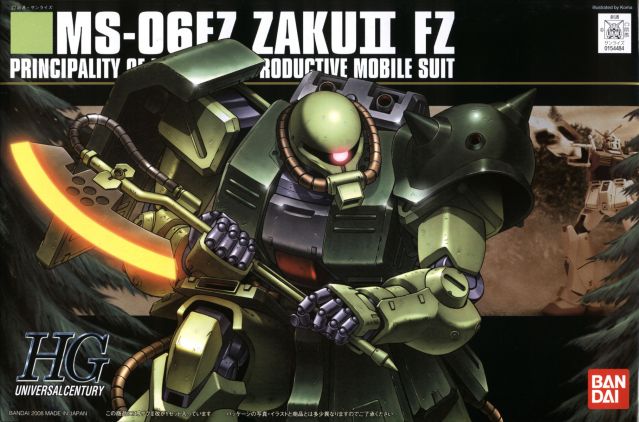 1/144 HGUC MS-06FZ Zaku II FZ (Kai) (Box Damaged)