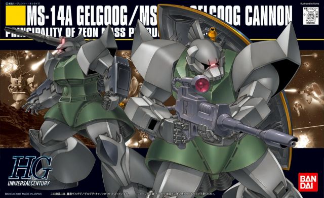 1/144 HGUC Gelgoog/Gelgoog Cannon