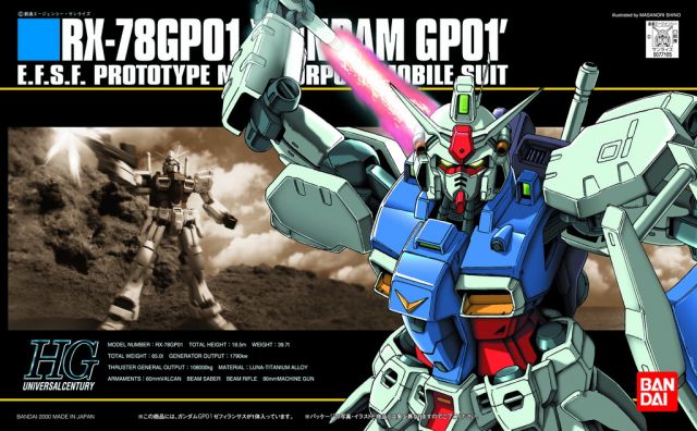 1/144 HGUC RX-78GP01 Gundam GP01 Zephyranthes