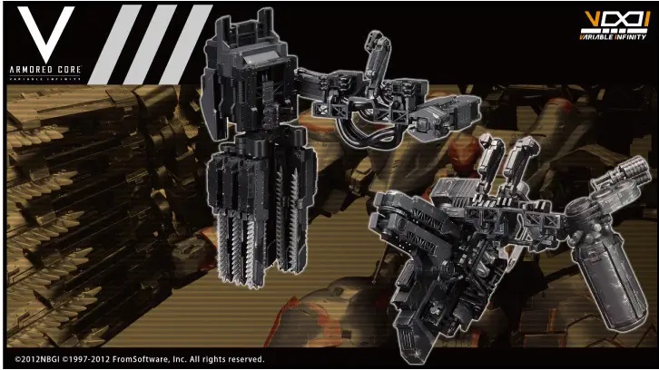 1/72 Armored Core Overed Weapon Set (Armored Core V)
