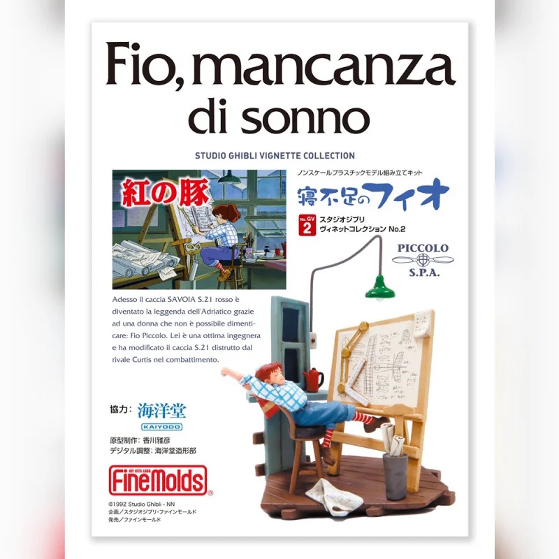 1/48  Porco Rosso Model Kit (To paint) Sleepless Fio