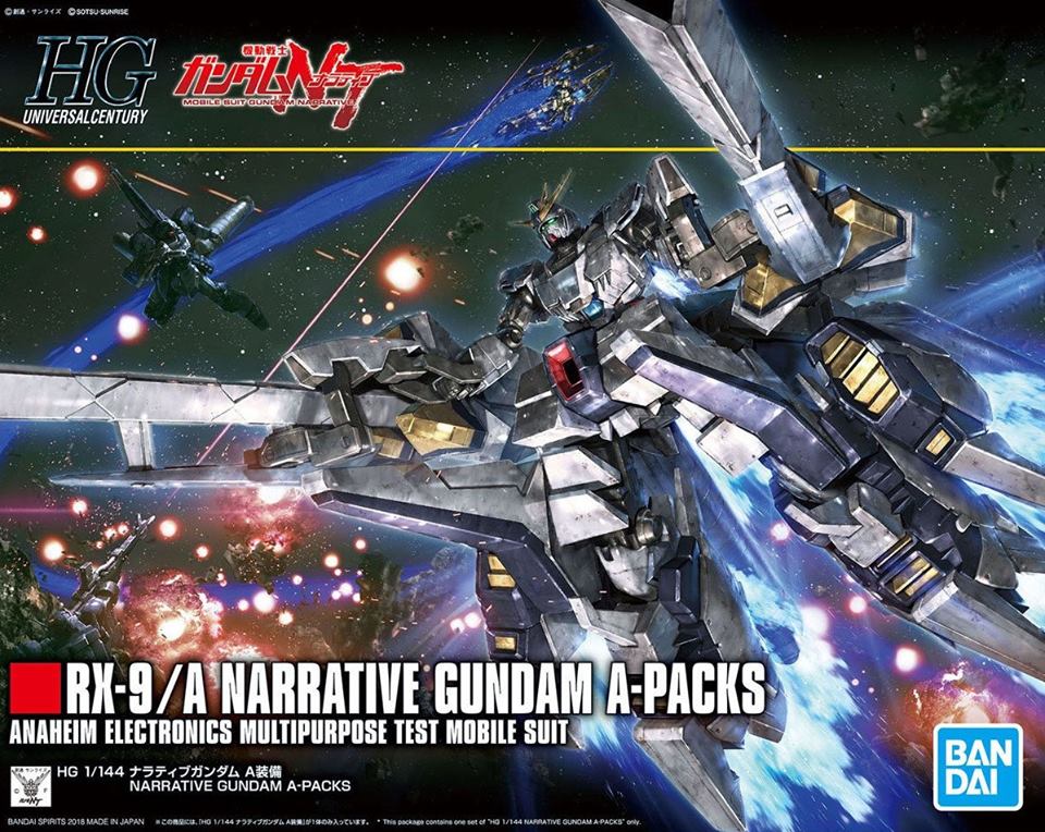 1/144 HGUC Narrative Gundam A-Packs