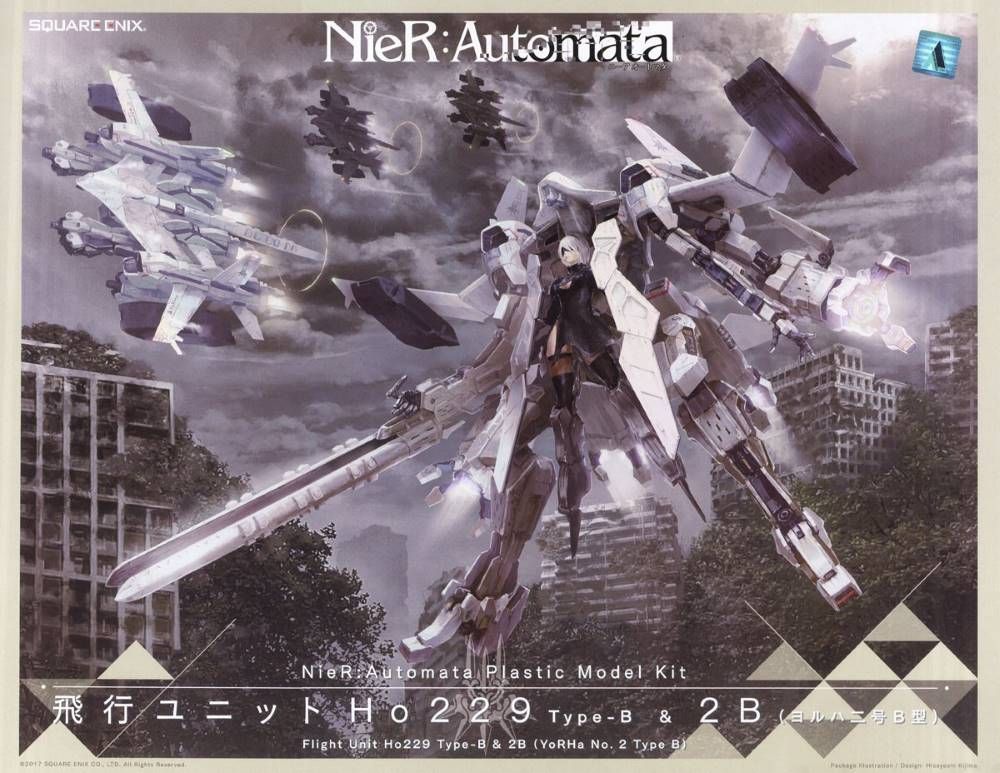 NieR:Automata: Plastic Model Kit Flight Unit Ho229 Type-B & 2B (YoRHa No.2 Type B)