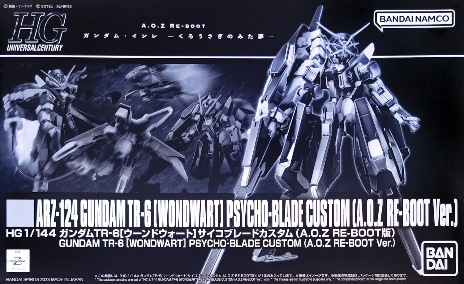 1/144 HGUC Gundam TR-6 [Woundwort] Psycho Blade Custom (AOZ RE-BOOT version)