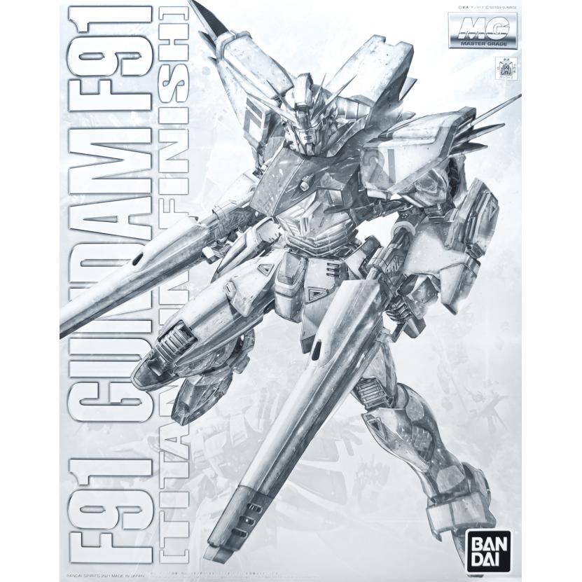 1/100 MG Gundam F91 Ver.2.0  (Titanium Finish)