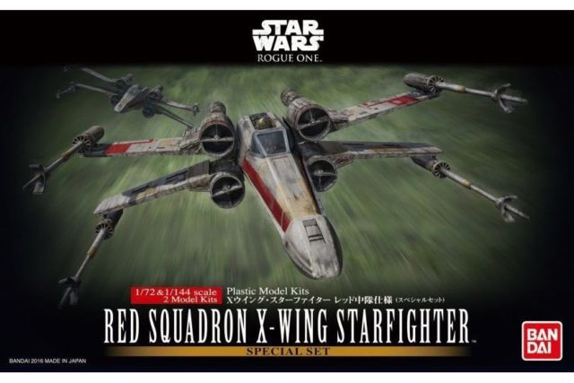 1/72 and 1/144 Star Wars Red Squadron X-Wing Starfighter (Rogue One)