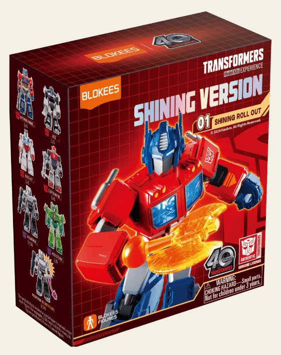 Blokees Transformers Figures Shining Version 01 Roll Out
