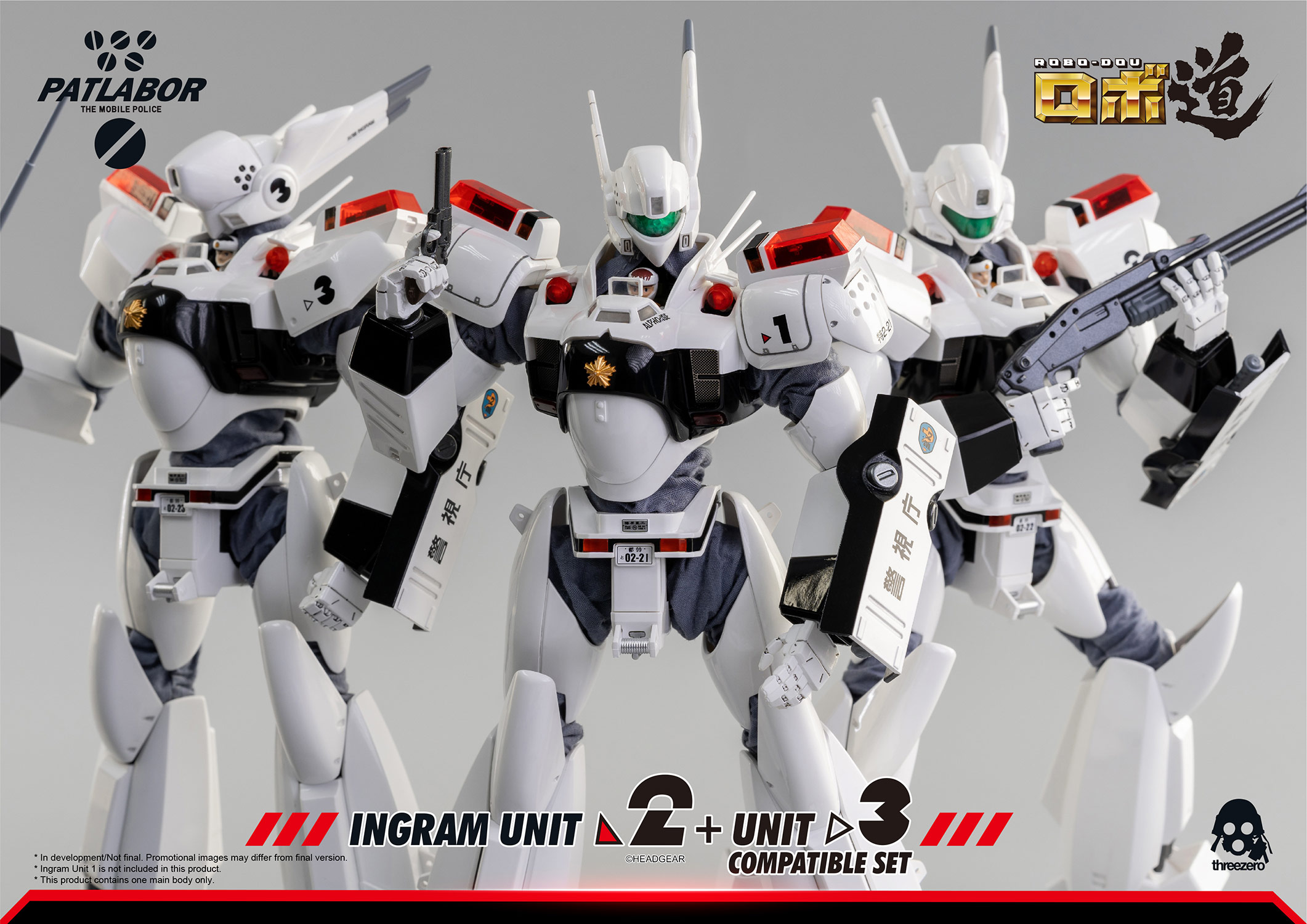 1/35 Robo-Dou Ingram Unit 2 + Unit 3 Compatible Set