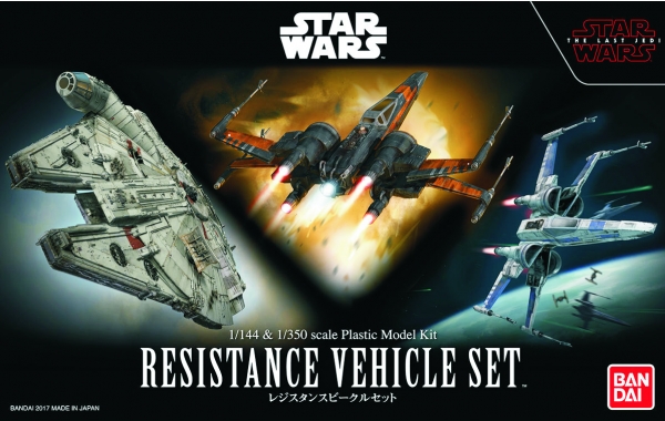 1/144 & 1/350 Star Wars Resistance Vehicle Set (The Last Jedi) 