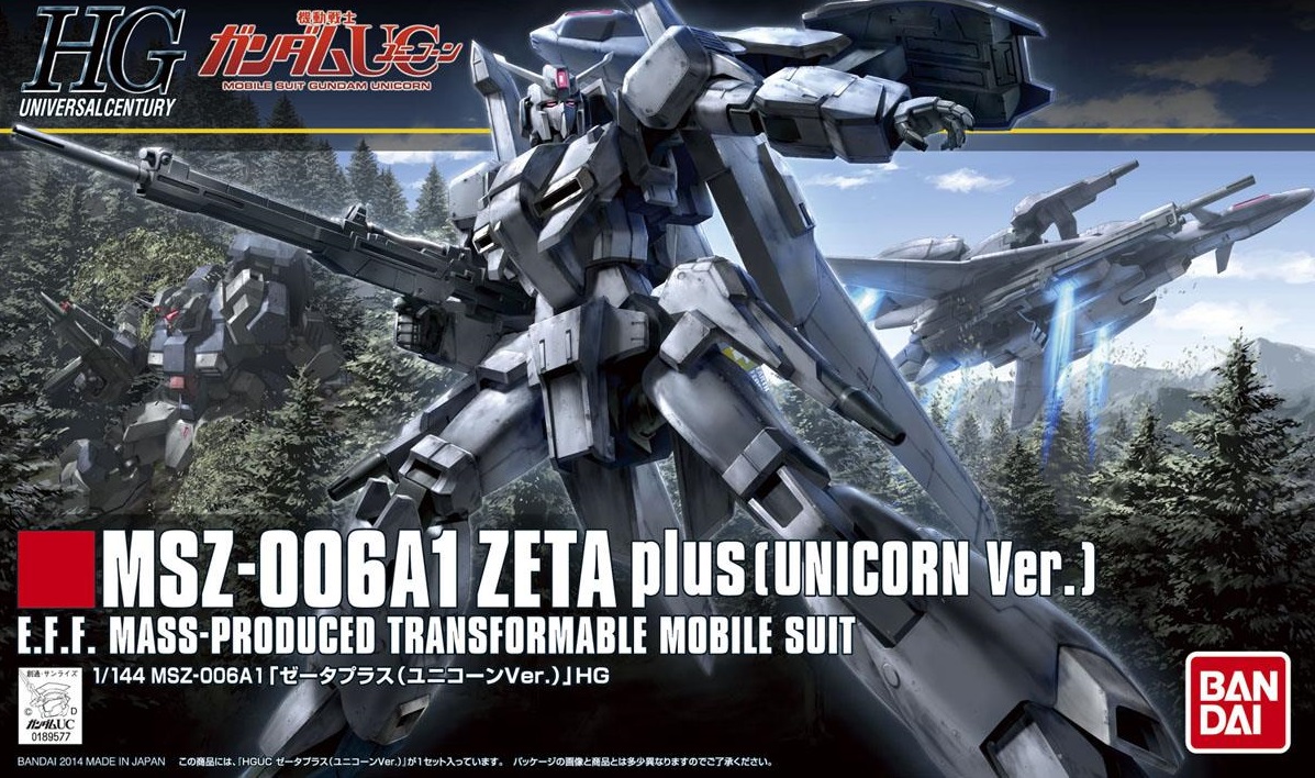 1/144 HGUC Zeta Plus (Unicorn Ver.) 