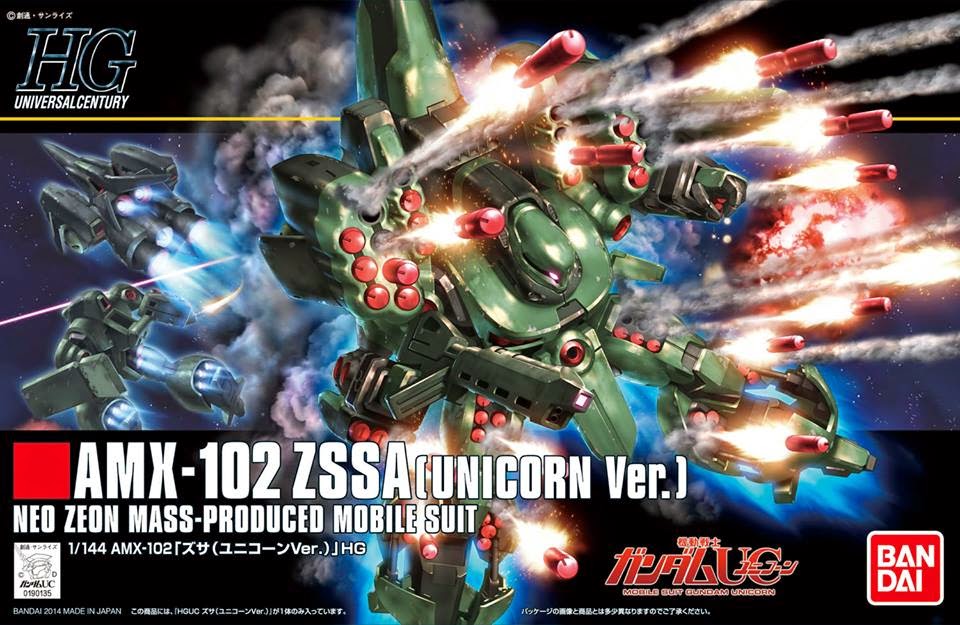 1/144 HGUC Zssa (Unicorn Ver.)