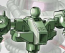 SD Gundam Cross Silhouette Frame (Green) 