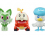 Pokemon Plamo Quick 18, 19, 20 Quaxly, Sprigatito, Fuecoco