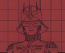 Gundam Stationery 12: Cutter Mat A4 Char Aznable