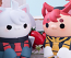 Nyanto! The Big Series Cat From Mercury Suletta & Miorine Set [with gift]
