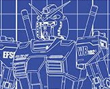 Mobile Suit Gundam Cutting Mat RX-78-02 (Cucuruz Doan's Island Ver.)