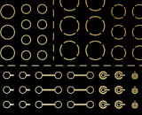 Accent Decal A Foil Gold (1 Sheet)