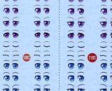 1/12 Custom Eye Decal 1-B (1 Sheet)