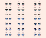 1/12 Custom Eye Decal 3-C (1 Sheet) 
