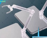 Action Base 7 Clear (2 Set) Mirror Sticker Set